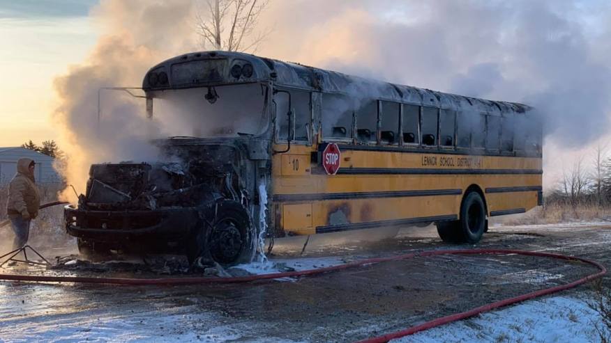 Burner school bus